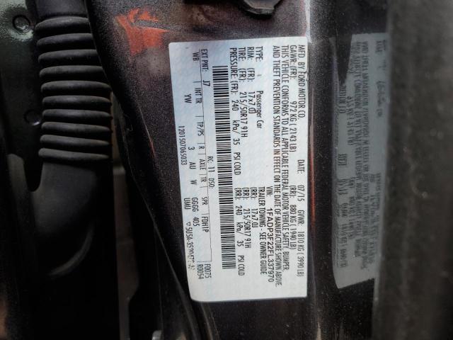 Photo 11 VIN: 1FADP3F22FL337970 - FORD FOCUS 