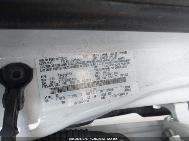 Photo 8 VIN: 1FADP3F22FL353456 - FORD FOCUS 