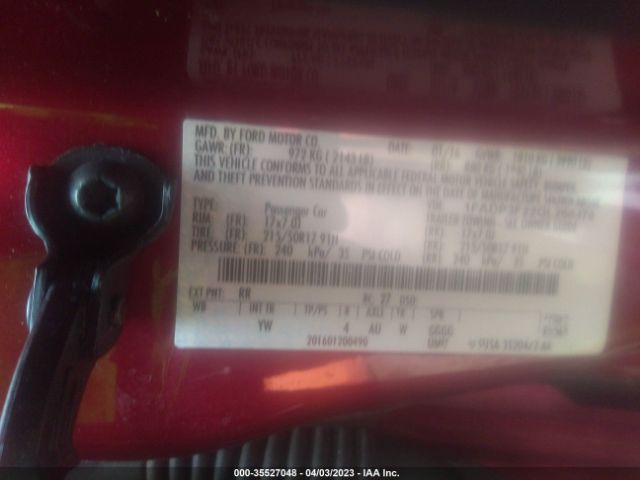 Photo 8 VIN: 1FADP3F22GL266478 - FORD FOCUS 