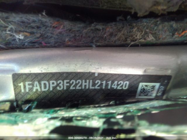 Photo 8 VIN: 1FADP3F22HL211420 - FORD FOCUS 