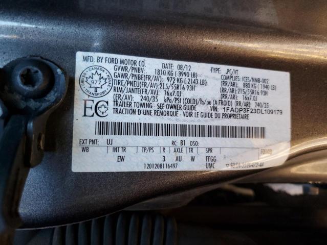 Photo 11 VIN: 1FADP3F23DL109179 - FORD FOCUS 