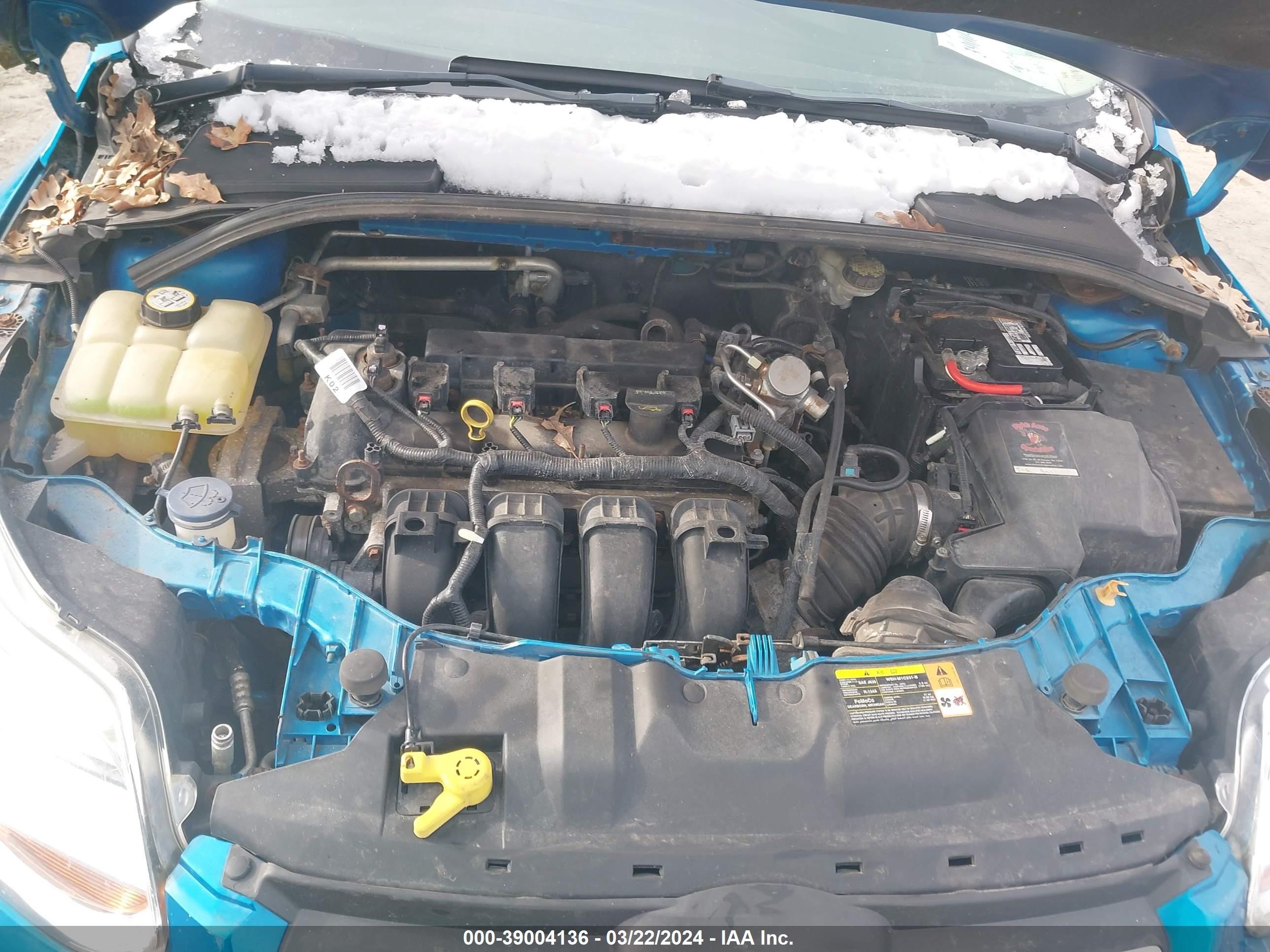 Photo 8 VIN: 1FADP3F23DL166885 - FORD FOCUS 