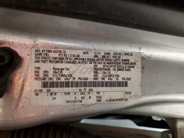 Photo 11 VIN: 1FADP3F23DL212649 - FORD FOCUS SE 