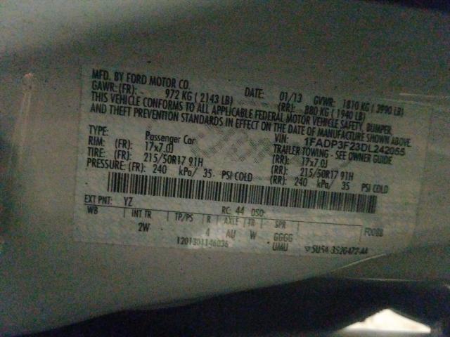 Photo 9 VIN: 1FADP3F23DL242055 - FORD FOCUS SE 