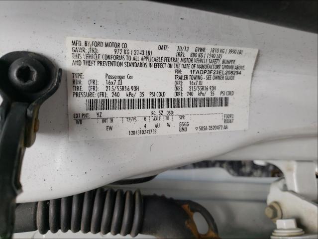 Photo 9 VIN: 1FADP3F23EL208294 - FORD FOCUS SE 