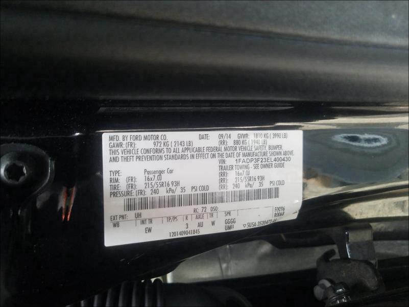 Photo 9 VIN: 1FADP3F23EL400430 - FORD FOCUS SE 