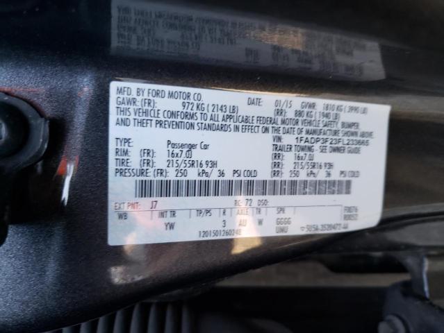 Photo 11 VIN: 1FADP3F23FL233665 - FORD FOCUS SE 