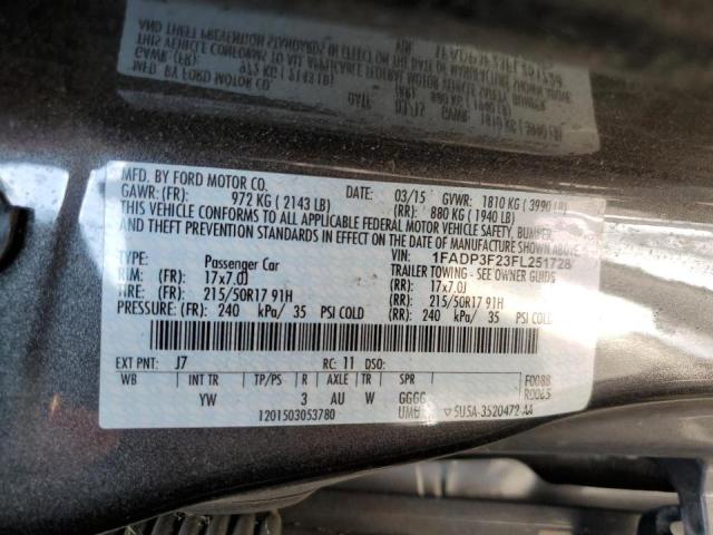 Photo 9 VIN: 1FADP3F23FL251728 - FORD FOCUS SE 