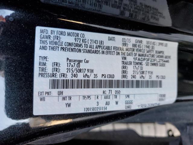 Photo 12 VIN: 1FADP3F23FL275446 - FORD FOCUS SE 