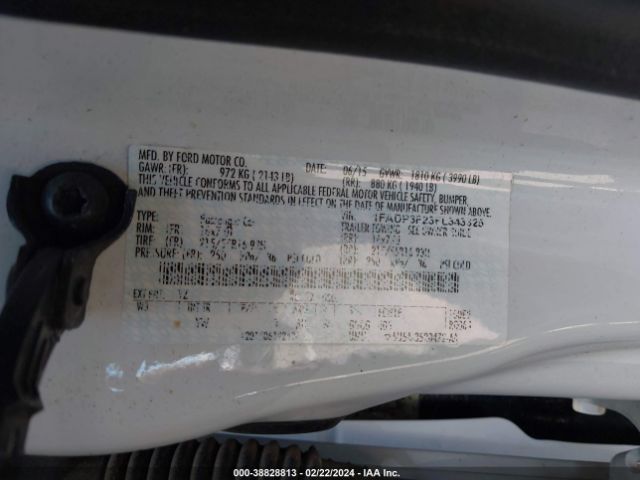 Photo 8 VIN: 1FADP3F23FL343325 - FORD FOCUS 