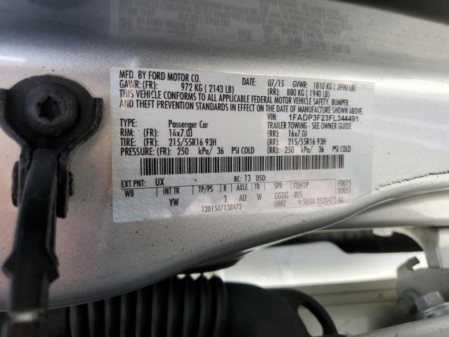 Photo 11 VIN: 1FADP3F23FL344491 - FORD FOCUS SE 