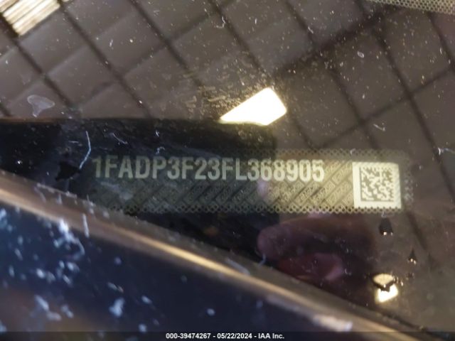 Photo 8 VIN: 1FADP3F23FL368905 - FORD FOCUS 