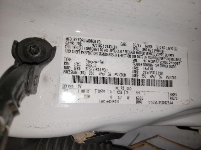 Photo 9 VIN: 1FADP3F23GL216687 - FORD FOCUS SE 