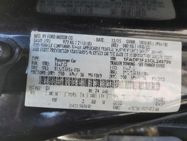 Photo 11 VIN: 1FADP3F23GL249799 - FORD FOCUS SE 