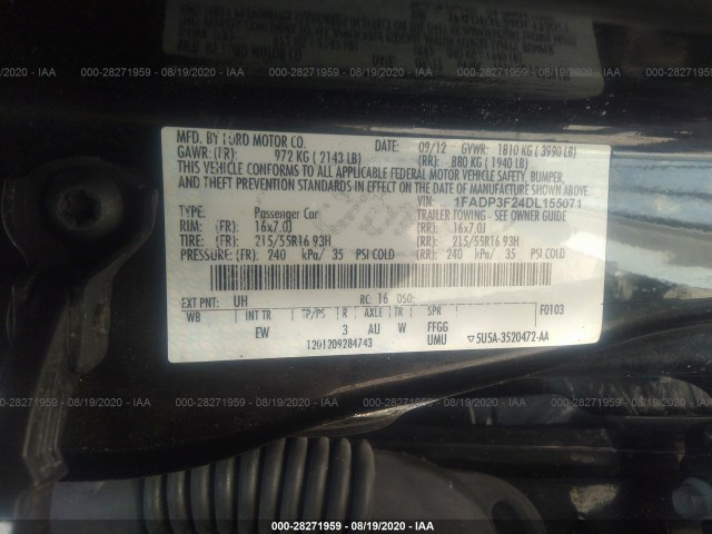 Photo 8 VIN: 1FADP3F24DL155071 - FORD FOCUS 