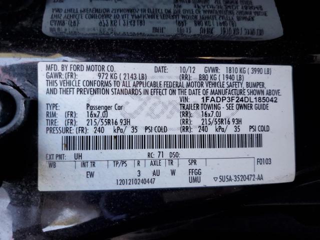 Photo 11 VIN: 1FADP3F24DL185042 - FORD FOCUS 