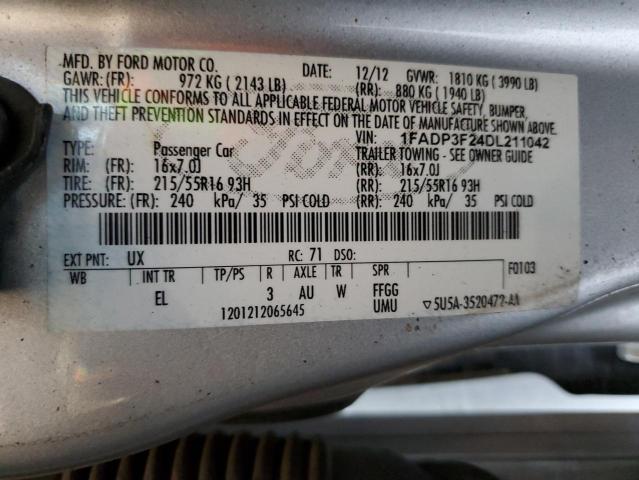 Photo 11 VIN: 1FADP3F24DL211042 - FORD FOCUS SE 