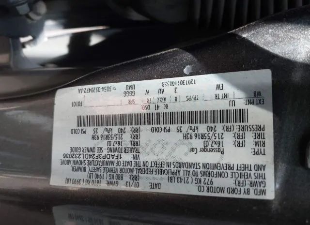 Photo 8 VIN: 1FADP3F24DL232036 - FORD FOCUS 