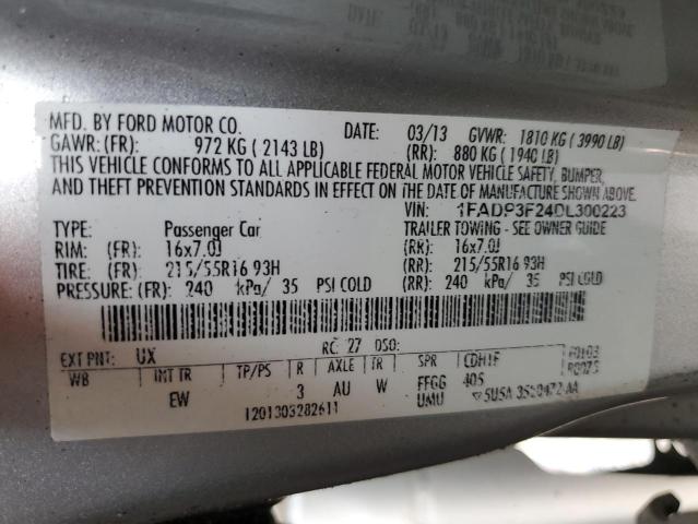 Photo 12 VIN: 1FADP3F24DL300223 - FORD FOCUS SE 