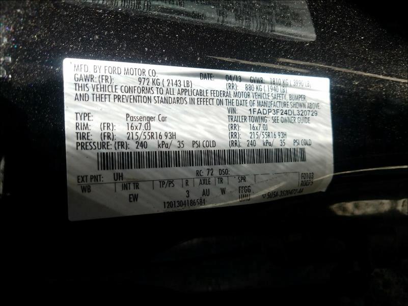 Photo 9 VIN: 1FADP3F24DL320729 - FORD FOCUS SE 