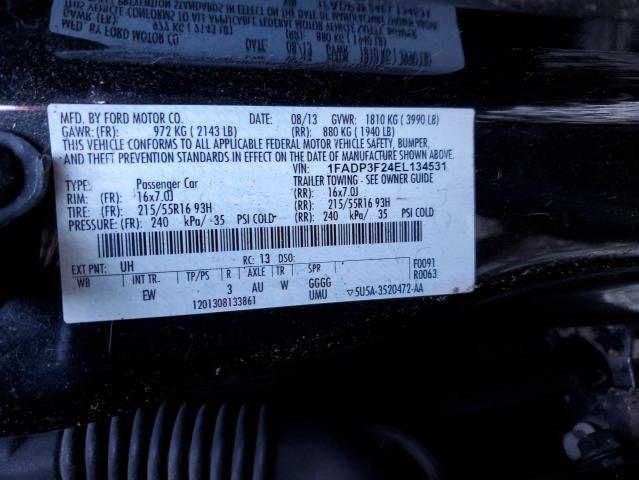 Photo 12 VIN: 1FADP3F24EL134531 - FORD FOCUS SE 