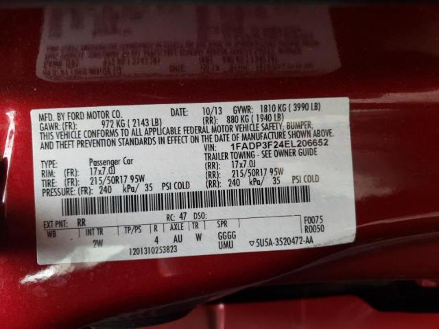 Photo 11 VIN: 1FADP3F24EL206652 - FORD FOCUS SE 