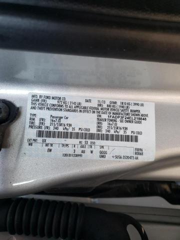 Photo 9 VIN: 1FADP3F24EL218848 - FORD FOCUS 