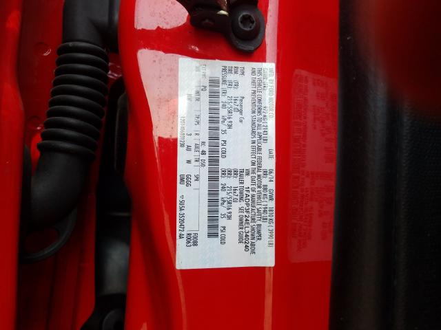 Photo 9 VIN: 1FADP3F24EL340240 - FORD FOCUS SE 