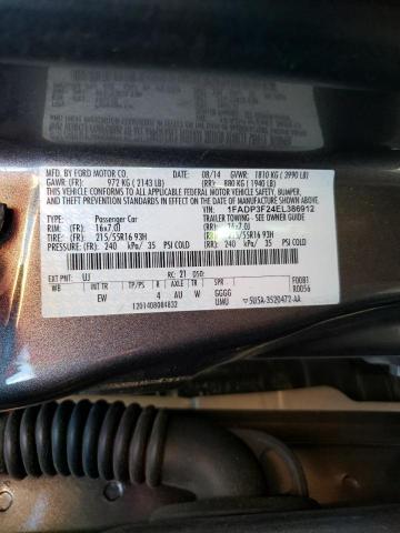 Photo 11 VIN: 1FADP3F24EL386912 - FORD FOCUS SE 