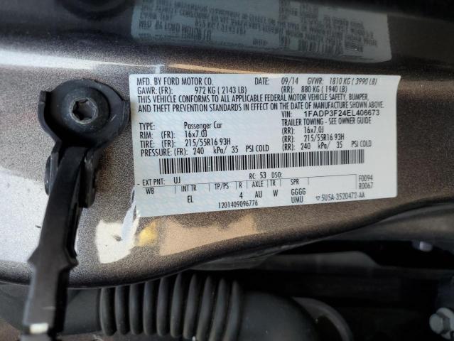 Photo 12 VIN: 1FADP3F24EL406673 - FORD FOCUS SE 