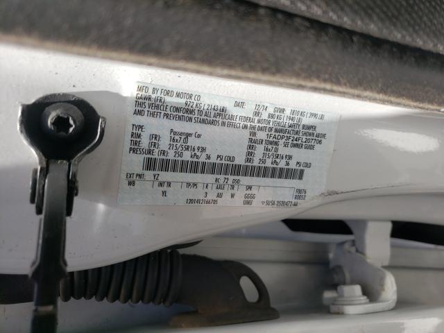 Photo 9 VIN: 1FADP3F24FL207706 - FORD FOCUS SE 