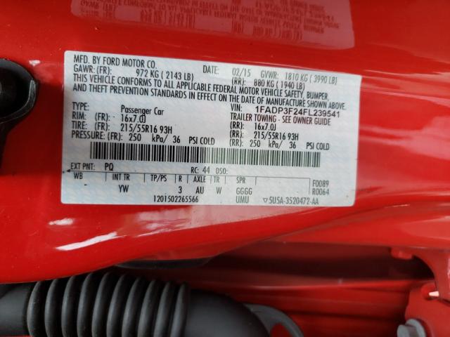 Photo 9 VIN: 1FADP3F24FL239541 - FORD FOCUS SE 