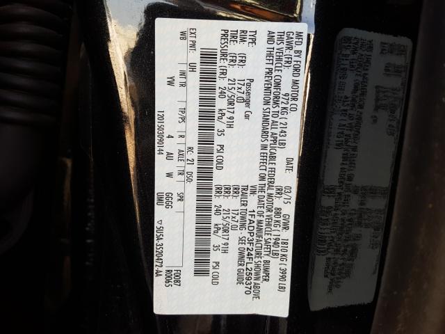 Photo 9 VIN: 1FADP3F24FL259370 - FORD FOCUS SE 