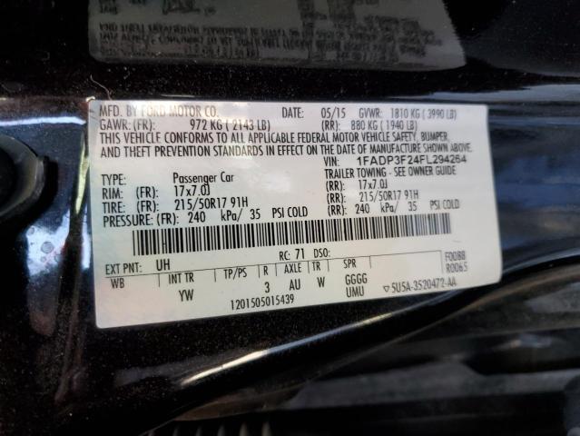 Photo 11 VIN: 1FADP3F24FL294264 - FORD FOCUS SE 