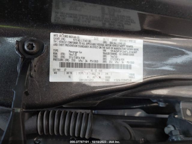 Photo 8 VIN: 1FADP3F24FL374387 - FORD FOCUS 