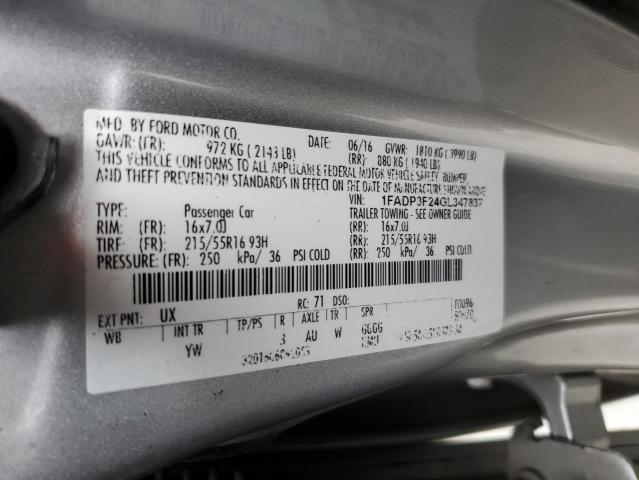 Photo 12 VIN: 1FADP3F24GL347837 - FORD FOCUS 