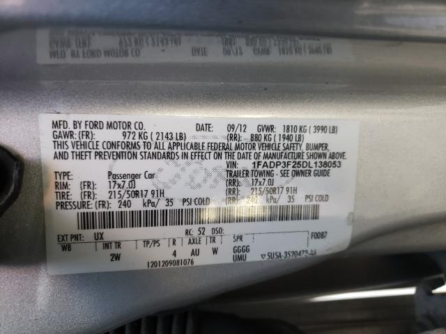 Photo 9 VIN: 1FADP3F25DL138053 - FORD FOCUS SE 