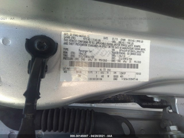 Photo 8 VIN: 1FADP3F25DL264770 - FORD FOCUS 