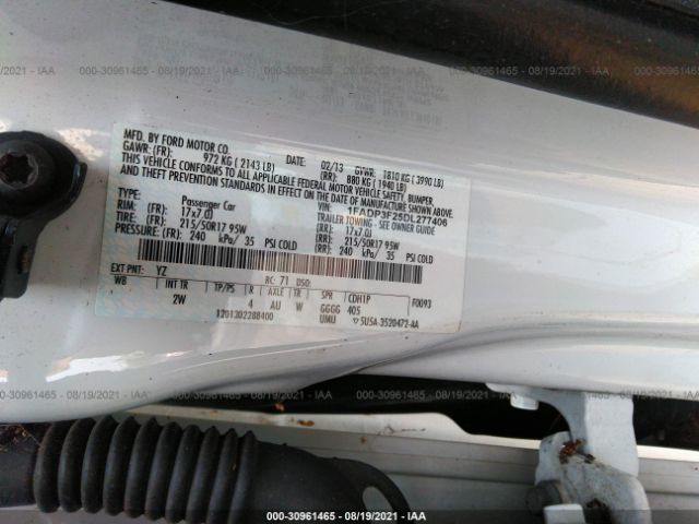 Photo 8 VIN: 1FADP3F25DL277406 - FORD FOCUS 