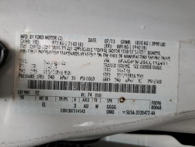 Photo 11 VIN: 1FADP3F25EL112411 - FORD FOCUS SE 