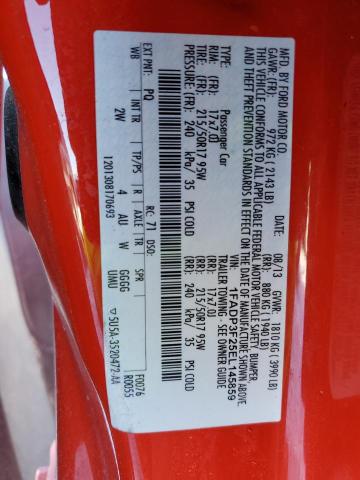 Photo 12 VIN: 1FADP3F25EL145859 - FORD FOCUS SE 