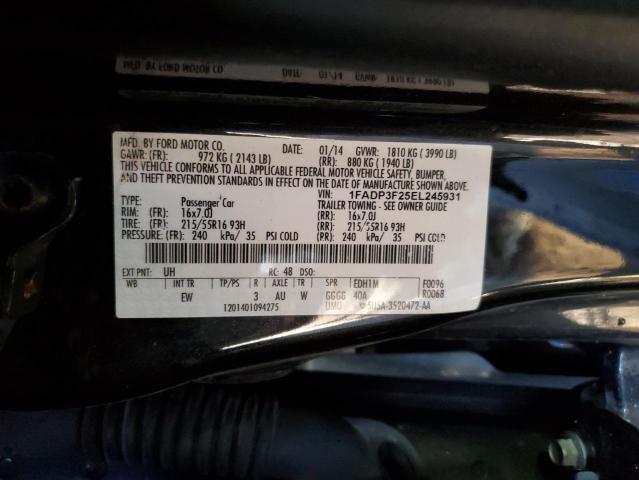 Photo 11 VIN: 1FADP3F25EL245931 - FORD FOCUS 