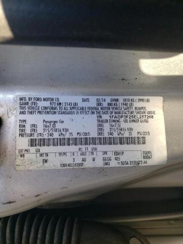 Photo 11 VIN: 1FADP3F25EL257268 - FORD FOCUS SE 