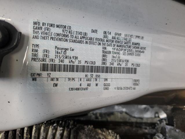 Photo 11 VIN: 1FADP3F25EL389849 - FORD FOCUS 