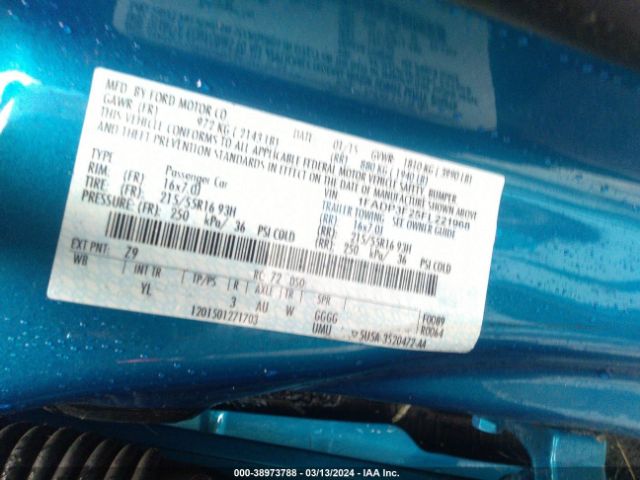 Photo 8 VIN: 1FADP3F25FL221968 - FORD FOCUS 