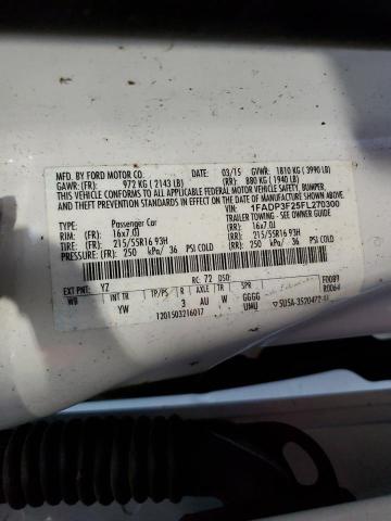 Photo 11 VIN: 1FADP3F25FL270300 - FORD FOCUS 