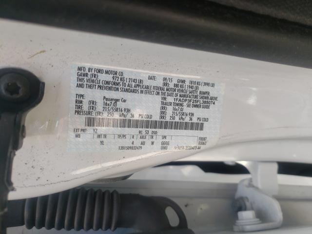 Photo 9 VIN: 1FADP3F25FL385074 - FORD FOCUS SE 