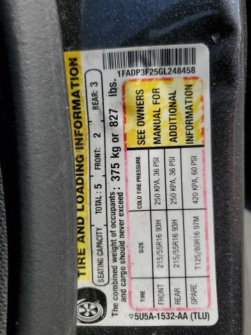 Photo 12 VIN: 1FADP3F25GL248458 - FORD FOCUS SE 