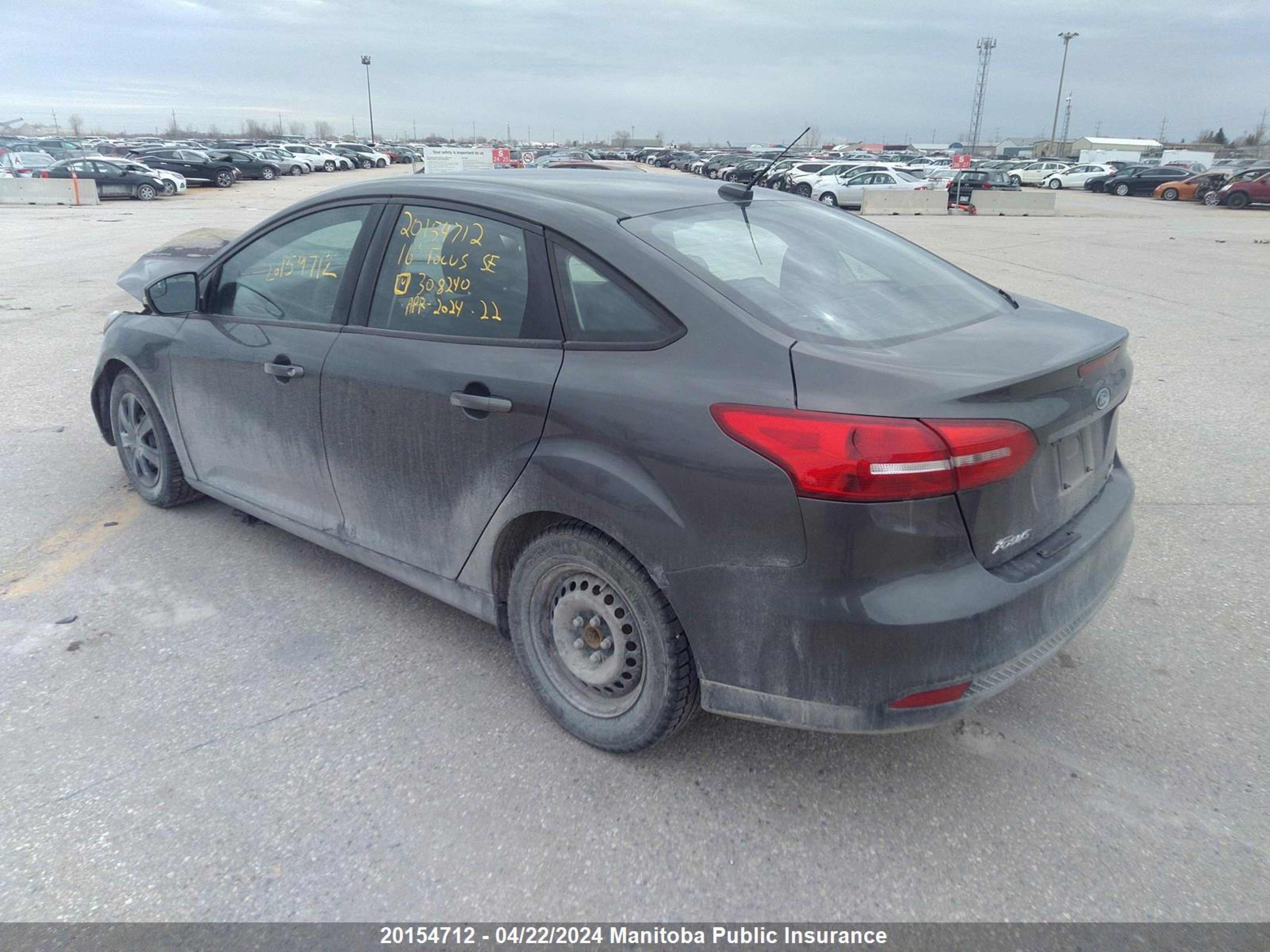 Photo 2 VIN: 1FADP3F25GL308240 - FORD FOCUS 