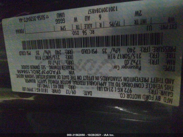 Photo 8 VIN: 1FADP3F26DL158456 - FORD FOCUS 